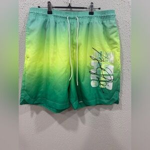 NIKE Air Jordan Poolside Shorts
Mens Large Swim Mesh-
Lined Green
